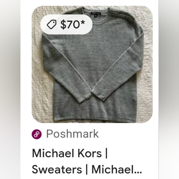 Men's Michael Kors Sweater Sz L - Picture 10 of 11